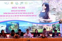 Lãnh đạo các tỉnh và lãnh đạo Cục Du lịch chủ trì hội nghị