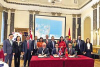 Đoàn công tác tỉnh Kiên Giang trong chuyến xúc tiến hợp tác đầu tư, thương mại tại Vương quốc Anh