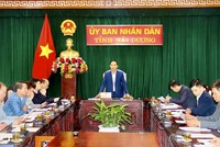 Ông Lưu Văn Bản, Phó chủ tịch Thường trực UBND tỉnh Hải Dương yêu cầu các địa phương, đơn vị liên quan khẩn trương, kiên quyết trong thu hồi đất để giải phóng mặt bằng, nhất là những diện tích đất thuộc diện thu hồi từ lâu.