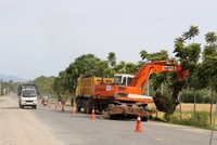 Quốc lộ 27 đoạn qua tỉnh Ninh Thuận. Ảnh: Báo Ninh Thuận.