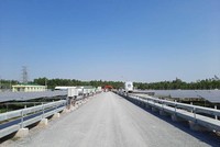 Nhà máy Điện mặt trời Hậu Giang- Nhà máy điện mặt trời đầu tiên của tỉnh Hậu Giang đã đi vào hoạt động vào tháng 3/2021