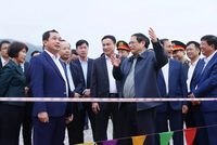 Thủ tướng Phạm Minh Chính kiểm tra một số dự án trọng điểm tại Hải Dương
