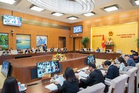 Phiên họp thứ 29 của Ủy ban Thường vụ Quốc hội xem xét việc giải thích quy định tại khoản 1, Điều 6, Luật Đầu tư công