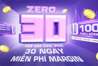 Chứng khoán JB Việt Nam ưu đãi lãi suất margin 0% trong 30 ngày