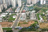 HDTC lấy nhiều lý do để không giao nền cho khách. Trong ảnh: Dự án Khu đô thị An Phú - An Khánh.