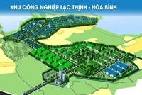 Phối cảnh Khu công nghiệp Lạc Thịnh.