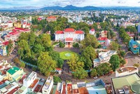 Một góc TP. Pleiku (tỉnh Gia Lai)