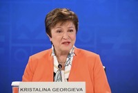 Tổng giám đốc Quỹ Tiền tệ quốc tế (IMF) Kristalina Georgieva. Ảnh: AFP
