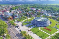 TP. Điện Biên Phủ đã chuẩn bị sẵn sàng chào đón Năm Du lịch quốc gia - Điện Biên 2024 Ảnh: Vũ Lợi