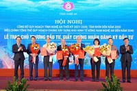 Tỉnh Nghệ An ngay trong tháng đầu năm đã trao chứng nhận đầu tư và chủ trương đầu tư cho nhiều dự án quy mô lớn