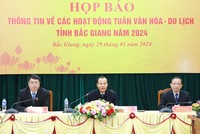 Tuần Văn hóa - Du lịch tỉnh Bắc Giang năm 2024 sẽ diễn ra trong 6 ngày, từ ngày 20 -25/2 (tức từ ngày 11 - 16 tháng Giêng, năm Giáp Thìn).
