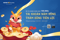 Chứng khoán Bảo Việt triển khai chương trình khuyến mại "Tài khoản năm Rồng - Trăm đồng tiền lộc"