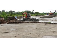 Thi công cao tốc Cần Thơ - Hậu Giang - Cà Mau.