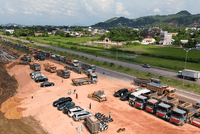 Sau khi được giao đất đợt 1 với diện tích hơn 21 ha, Phát Đạt chính thức khởi công và triển khai xây dựng dự án Khu đô thị Bắc Hà Thanh vào ngày 28/10/2023. Nguồn: Phát Đạt.