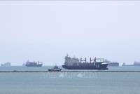 Tàu thuyền di chuyển trên Biển Đỏ. Ảnh minh họa: AFP/TTXVN