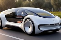 Hình mẫu phác họa về chiếc xe tự hành của Apple. Ảnh: Freepik