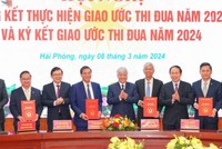 Các thành phố trực thuộc Trung ương ký kết giao ước thi đua năm 2024
