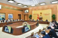 Phiên họp sáng 14/3 của Ủy ban Thường vụ Quốc hội.