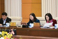 Phiên họp sáng 15/3 của Ủy ban Thường vụ Quốc hội.