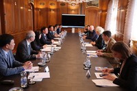 Đoàn công tác của tỉnh Thái Bình làm việc với bà Carmen Walker Spah, Ủy viên Hội đồng Bang, Bộ trưởng kinh tế Bang Zurich (Thụy Sĩ).