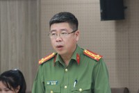 Đại tá Phan Thành Bá thông tin về vụ án xảy ra tại Bộ Công thương.