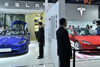 Lượng xe bàn giao của Tesla trong quý I/2024 đã giảm 8,5% so với cùng kỳ năm trước, xuống còn 386.810 xe. Ảnh: AFP