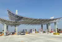 Trạm thu phí BOT cầu Bạch Đằng.