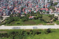 Khu đất dự án Him Lam Thượng Thanh chưa có hoạt động xây dựng. Ảnh: Dũng Minh 