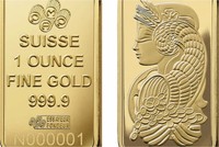 Sản phẩm vàng miếng trọng lượng 1 ounce mà Costco đang kinh doanh. Ảnh: Costco