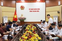 Toàn cảnh buổi làm việc giữa UBND tỉnh thanh Hoá và đoàn công tác WB