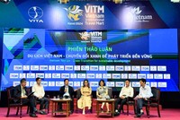 Diễn đàn “Du lịch Việt Nam- Chuyển đổi xanh để phát triển bền vững” có sự tham dự của 300 đại biểu trong nước, quốc tế. (Ảnh: Hạnh Phúc)