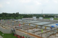 Một phần nhà máy nước Thủ Đức đã đưa vào vận hành. Ảnh: Lê Quân