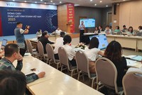 Ông Phạm Tấn Công, Chủ tịch Liên đoàn Thương mại và Công nghiệp Việt Nam (VCCI) phát biểu khai mạc Hội thảo