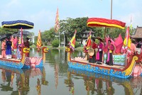 Lễ hội Chùa Keo với nhiều nét văn hóa đặc trưng thu hút đông đảo du khách trong và ngoài tỉnh. Ảnh sưu tầm