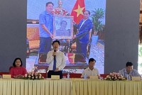 Phó chủ tịch UBND tỉnh Đồng Tháp, Trưởng ban tổ chức Lễ hội Sen Đồng Tháp lần 2/2024 phát biểu khai mạc Họp báo