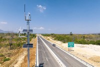 Tuyến cao tốc Cam Lâm - Vĩnh Hảo vừa được thông xe. Ảnh: Minh Trang