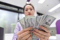 Giá vàng tăng nóng được cho là một trong những tác nhân tạo sức ép lên tỷ giá USD/VND 