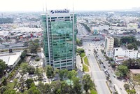 Toàn cảnh Khu công nghiệp Biên Hòa 1 nhìn từ trên cao Ảnh: Lê Toàn