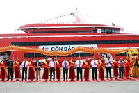 Đưa tuyến tàu cao tốc đầu tiên từ TP.HCM đi Côn Đảo vào hoạt động