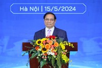 Thủ tướng Phạm Minh Chính: Phát triển khoa học công nghệ, đổi mới sáng tạo với vai trò nền tảng phát triển đất nước nhanh, bền vững là yêu cầu khách quan, lựa chọn khôn ngoan và cần có ưu tiên về nguồn lực. (Ảnh: Nhật Bắc)