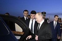 Tổng thống Nga Vladimir Putin đã đến thủ đô Bắc Kinh, Trung Quốc vào sáng ngày 16/5/2024. Nguồn ảnh: Tân Hoa xã