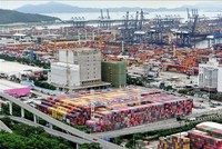 Một cảng hàng hóa tại tỉnh Quảng Đông, Trung Quốc. Ảnh minh họa: AFP/TTXVN