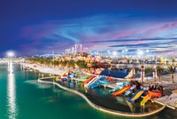 Với quỹ đất lớn, chủ đầu tư có điều kiện phát triển đại đô thị đồng bộ tiện ích (Trong ảnh: Một góc của Khu đô thị Vinhomes Hưng Yên)