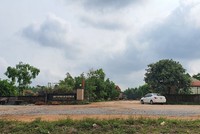 Mặt bằng đoạn qua Công ty CP Lâm sản Quảng Trị hiện vẫn chưa được bàn giao cho dự án.