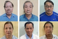 Hàng loạt nguyên lãnh đạo tại Tập đoàn Công nghiệp Cao su Việt Nam và các đơn vị thành viên bị khởi tố do liên quan tới các vi phạm tại khu đất 39-39B Bến Vân Đồn, TP.HCM. Ảnh: BCA