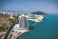 Phối cảnh dự án Cụm dịch vụ ga cáp treo Thuỷ cung Hòn Ngưu