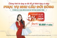 Agribank cho vay tiêu dùng lãi suất chỉ từ 4%/năm