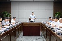  Uỷ ban quản lý vốn nhà nước tại doanh nghiệp làm việc với các tập đoàn để huy động nguồn nhân lực cho thi công Đường dây 500 kV mạch 3.