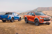 Isuzu D-Max và mu-X là hai mẫu xe nổi tiếng về độ bền bỉ và phong cách thiết kế thực dụng. Ảnh: Isuzu