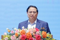 Theo Thủ tướng, hoạt động sản xuất, tiêu thụ xi măng, sắt thép, VLXD thời gian qua đã đạt những kết quả rất đáng trân trọng, mang lại hiệu quả, góp phần phát triển kinh tế - xã hội - Ảnh: VGP/Nhật Bắc